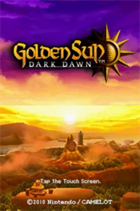 Golden Sun - Dark Dawn (USA) (Demo) (Kiosk) screen shot title